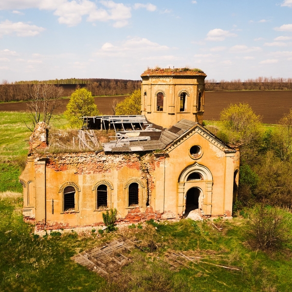 Спасская церковь урочища Лошаки Милославского района