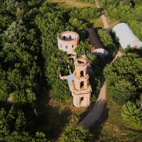 Церковь Спаса Нерукотворного Образа. Село Калиновка Рыбновского района