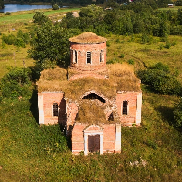 Церковь Воскресения Словущего. Село Старое Зимино Захаровского района