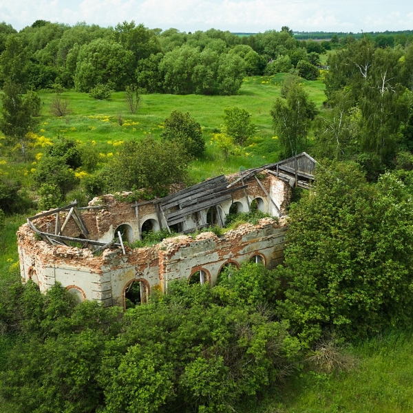 Церковь Архангела Михаила села Ухтомка Милославского района